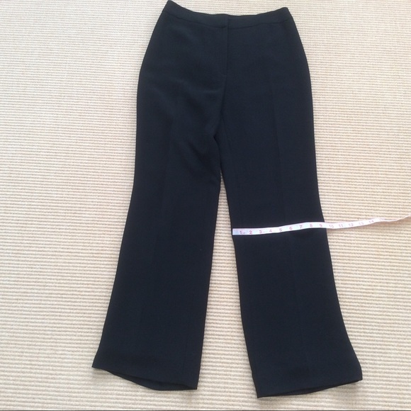 Albert Nipon Black Lined Wide Leg Pants - Size 8 - Picture 10 of 13